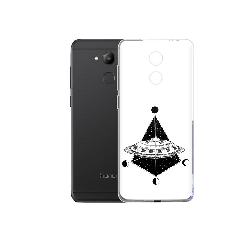 

Чехол MyPads Tocco для Honor 6C черно белая летающая тарелка (PT67887.49.679), Прозрачный, Tocco
