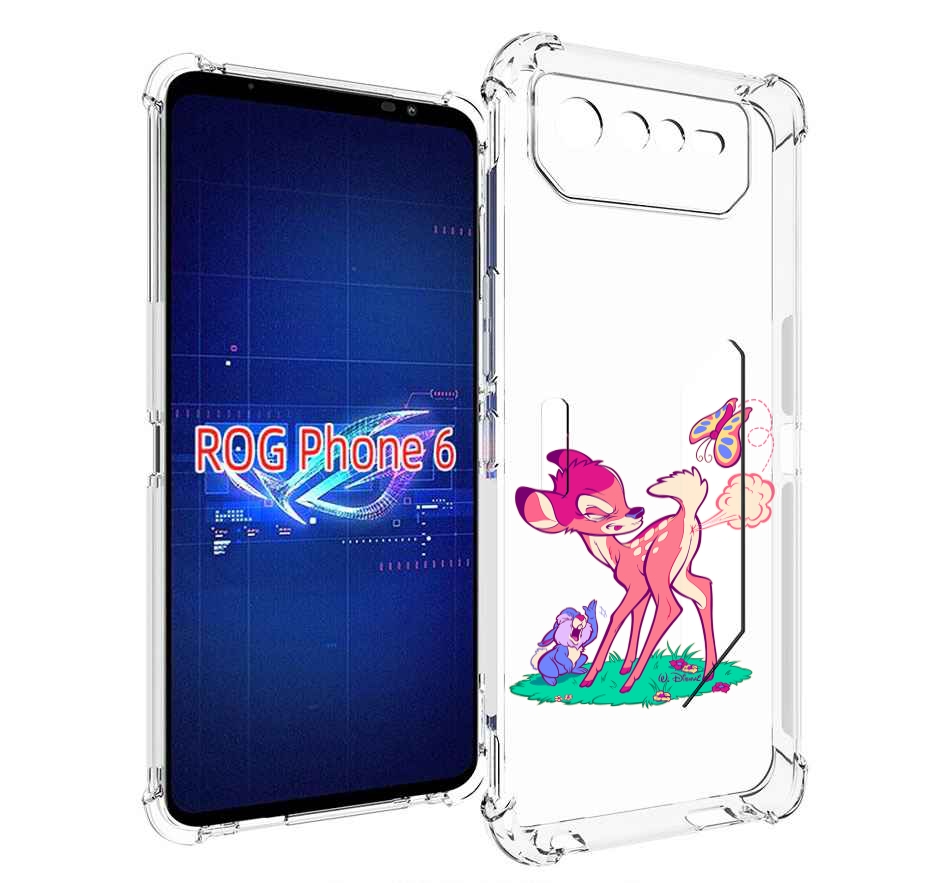 

Чехол MyPads смешной олененок для Asus ROG Phone 6, Прозрачный, Tocco