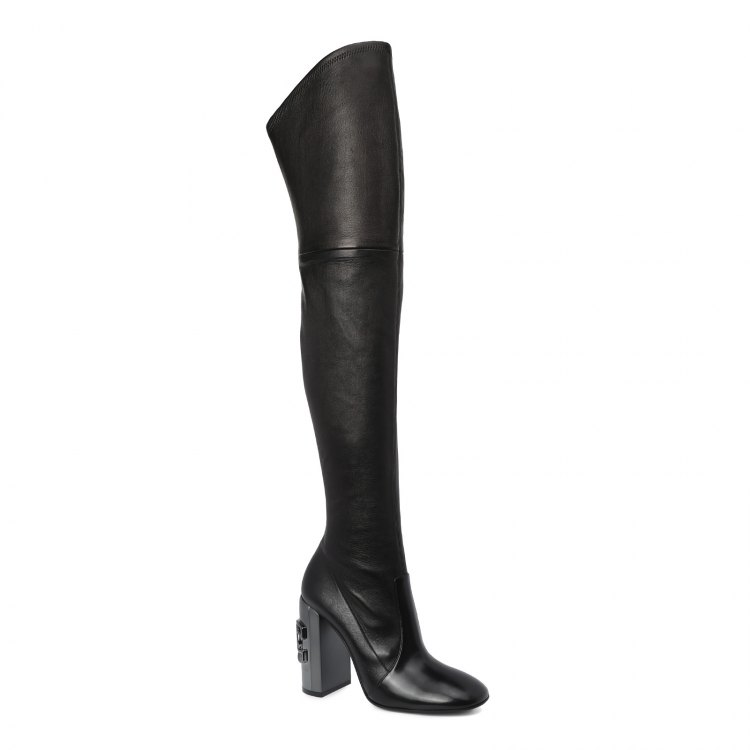 

Ботфорты женские Casadei 1T960R100 черные 38 EU, 1T960R100