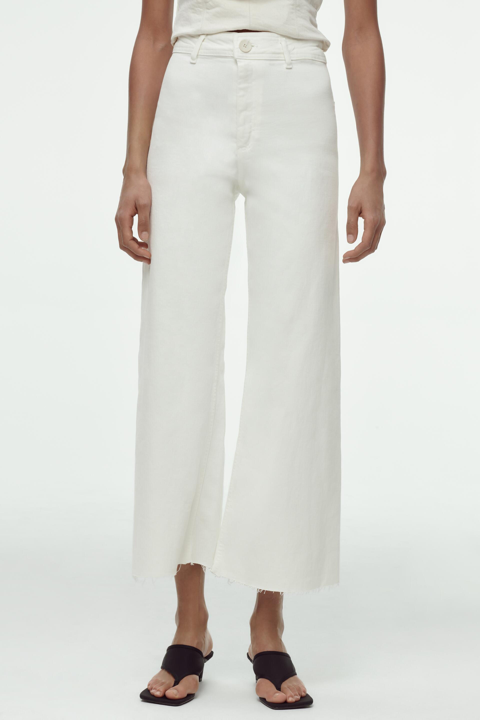 

Джинсы женские ZARA 08246254 белые 32 EU (доставка из-за рубежа), Белый, 08246254