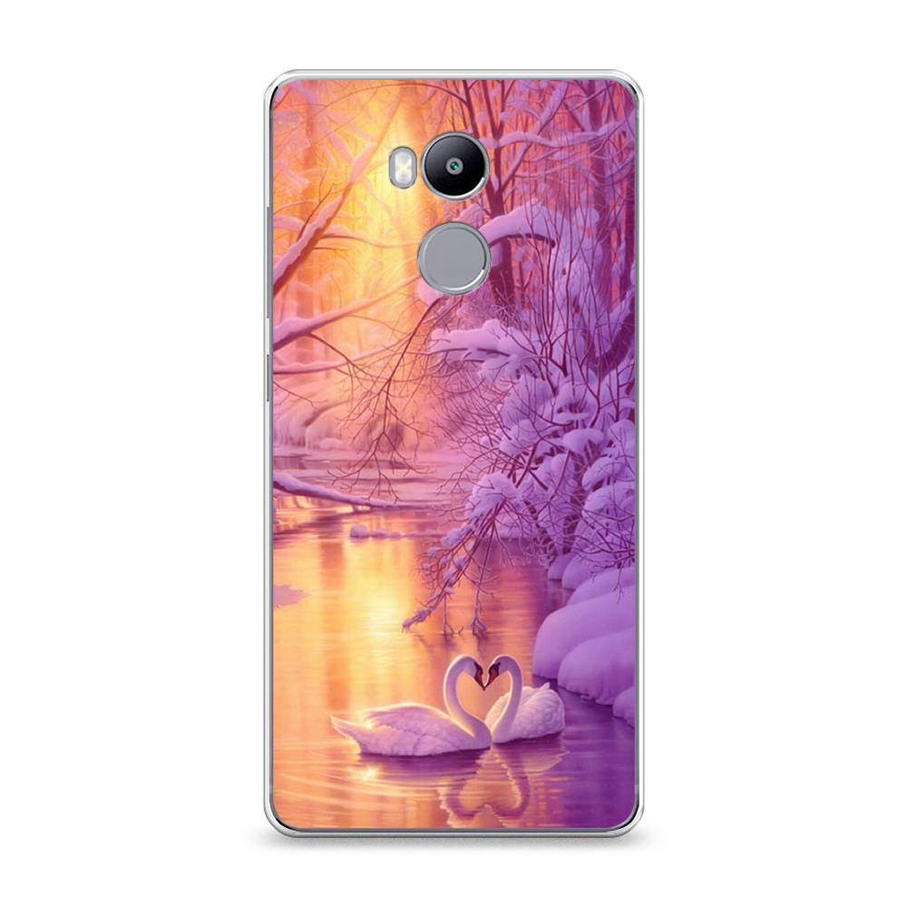 

Чехол на Xiaomi Redmi 4 Pro "Зима 1", Фиолетовый;желтый, 31250-2