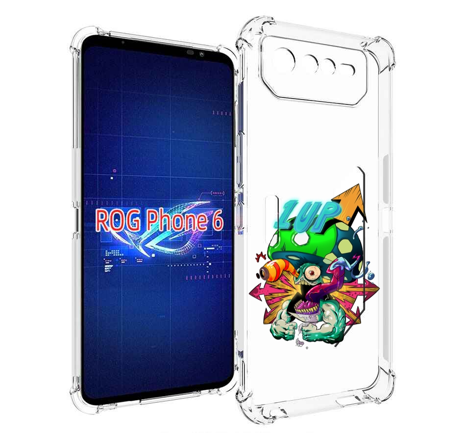 

Чехол MyPads сильный гриб абстракция для Asus ROG Phone 6, Прозрачный, Tocco