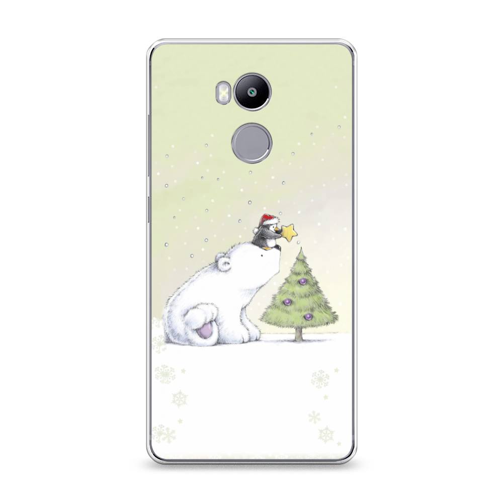 

Чехол на Xiaomi Redmi 4 Pro "Украшение елки", Белый;бежевый, 31250-5