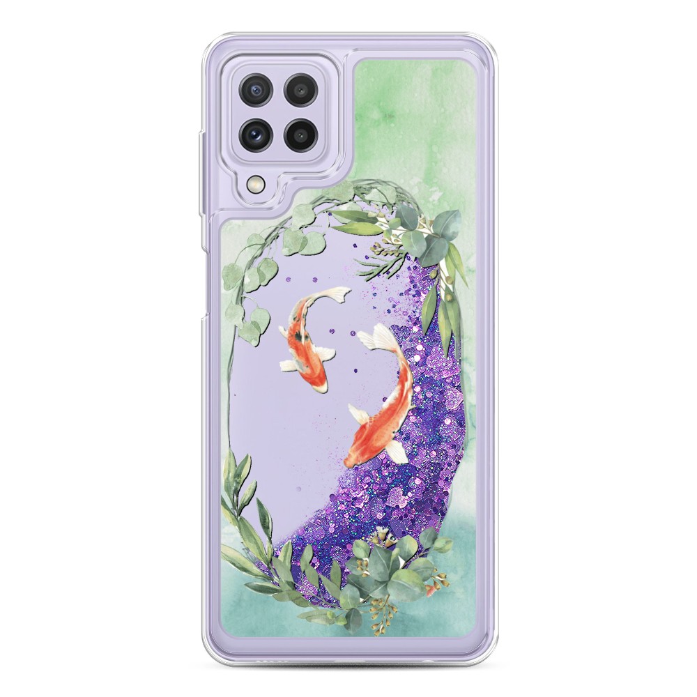 

Чехол Awog на Samsung Galaxy A22 / Самсунг A22 "Две золотые рыбки", Разноцветный, 2103192-1