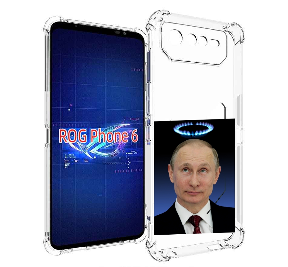 

Чехол MyPads святой газ для Asus ROG Phone 6, Прозрачный, Tocco