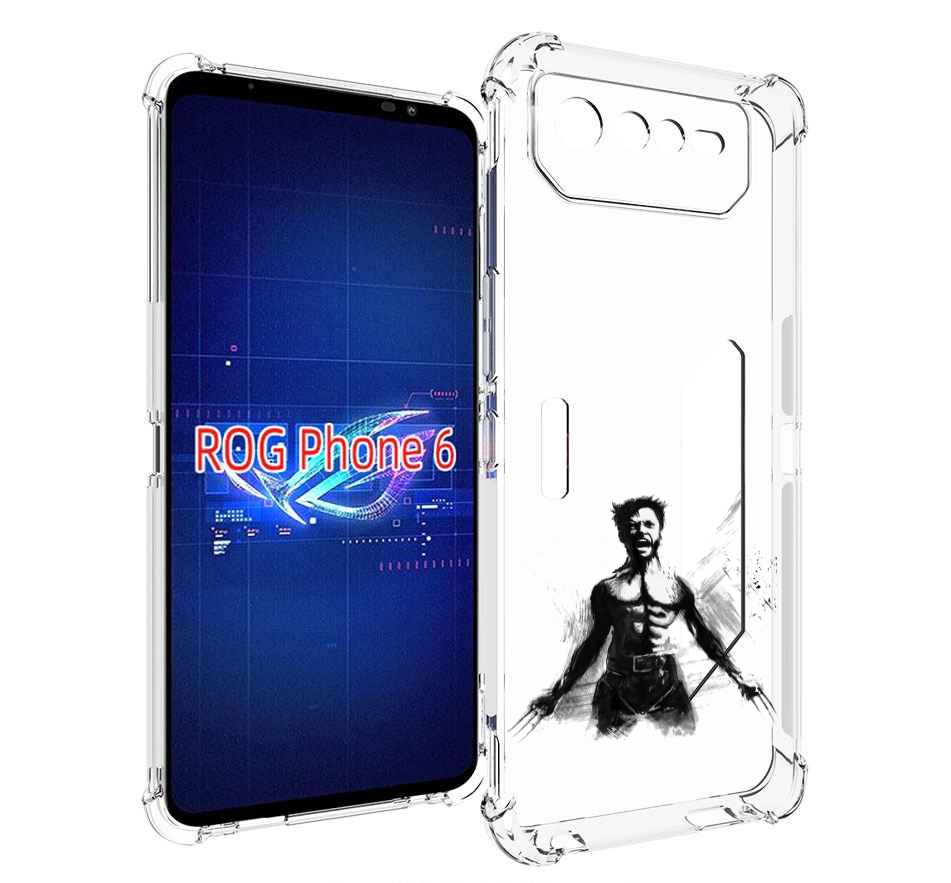 

Чехол MyPads росомаха для Asus ROG Phone 6, Прозрачный, Tocco