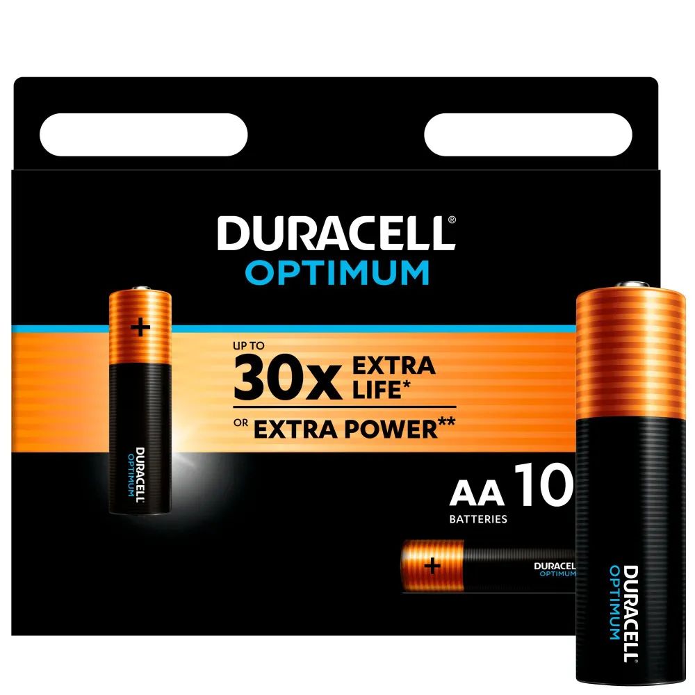 Duracell LR6/10BL OPTIMUM  (10 шт в уп-ке)