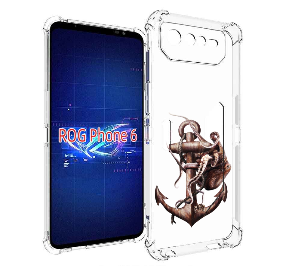 

Чехол MyPads ржавый якорь для Asus ROG Phone 6, Прозрачный, Tocco