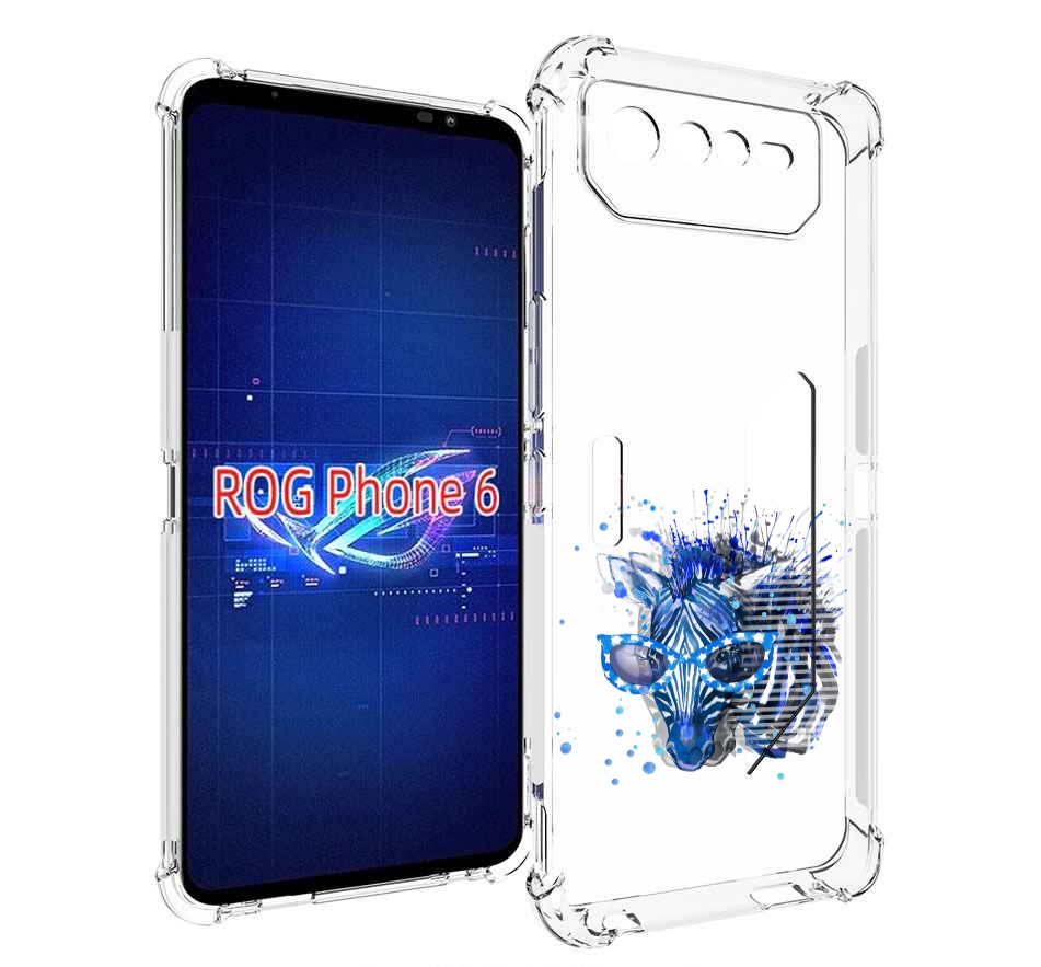 

Чехол MyPads расплывчатая зебра для Asus ROG Phone 6, Прозрачный, Tocco