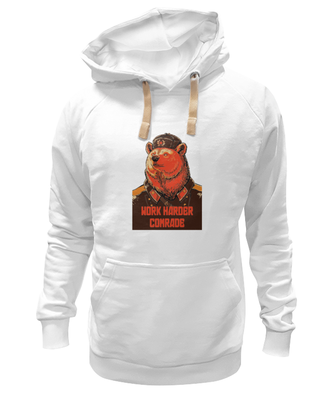 

Худи унисекс Printio Comrade белое 2XL, Белый, Comrade