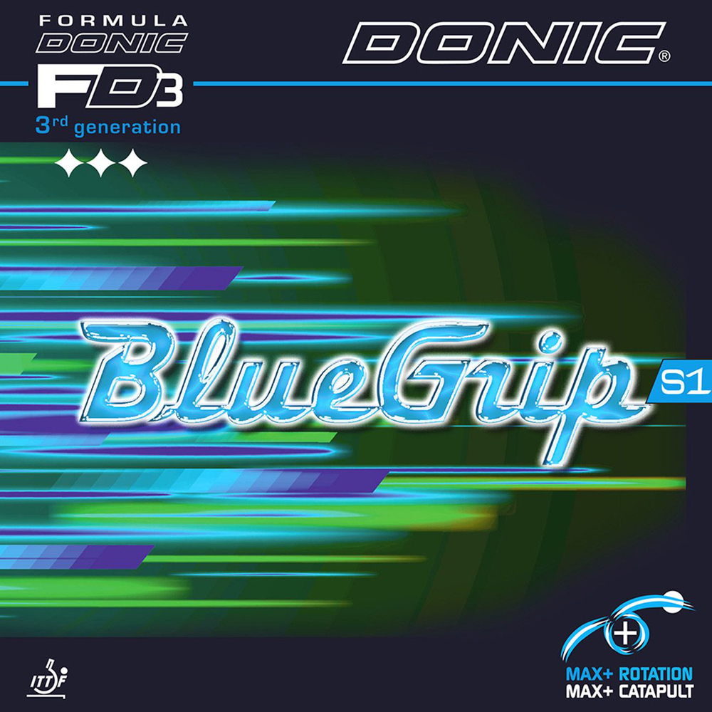 Накладка для настольного тенниса Donic BlueGrip S1, Red, Max