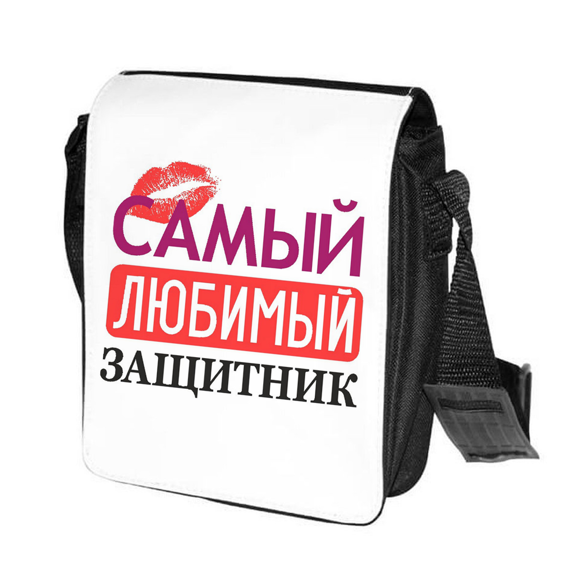 

Сумка унисекс CoolPodarok CN0113323 черно-белый, Черный;белый, CN0113323