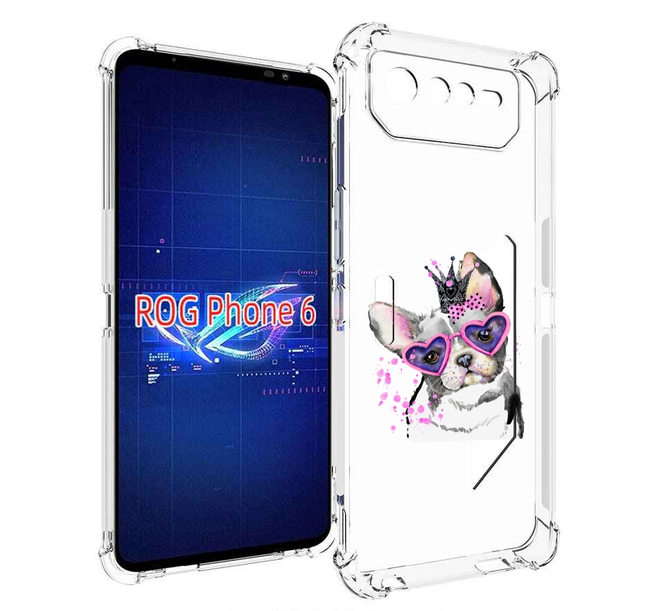 

Чехол MyPads принцесса для Asus ROG Phone 6, Прозрачный, Tocco