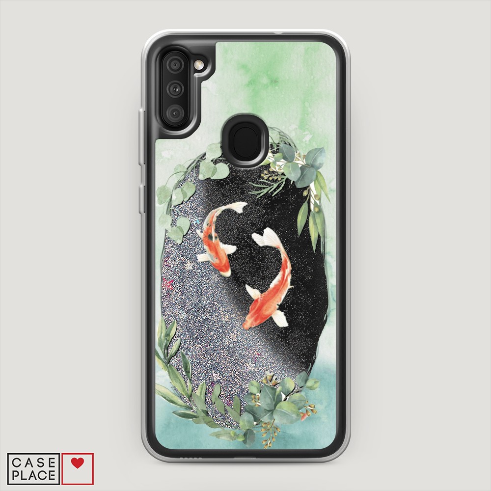 

Чехол Awog на Samsung Galaxy A11 / Самсунг A11 "Две золотые рыбки", Разноцветный, 2100191-1