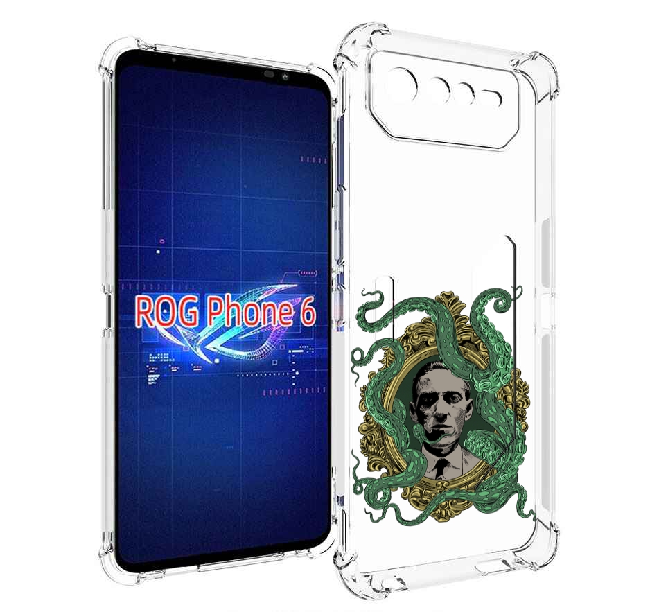 

Чехол MyPads портрет с кракеном для Asus ROG Phone 6, Прозрачный, Tocco
