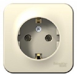 фото Schneider-electric blnra010112 blanca о/у розетка с заземлением без штор. изол.пл., 16а, 2 schneider electric