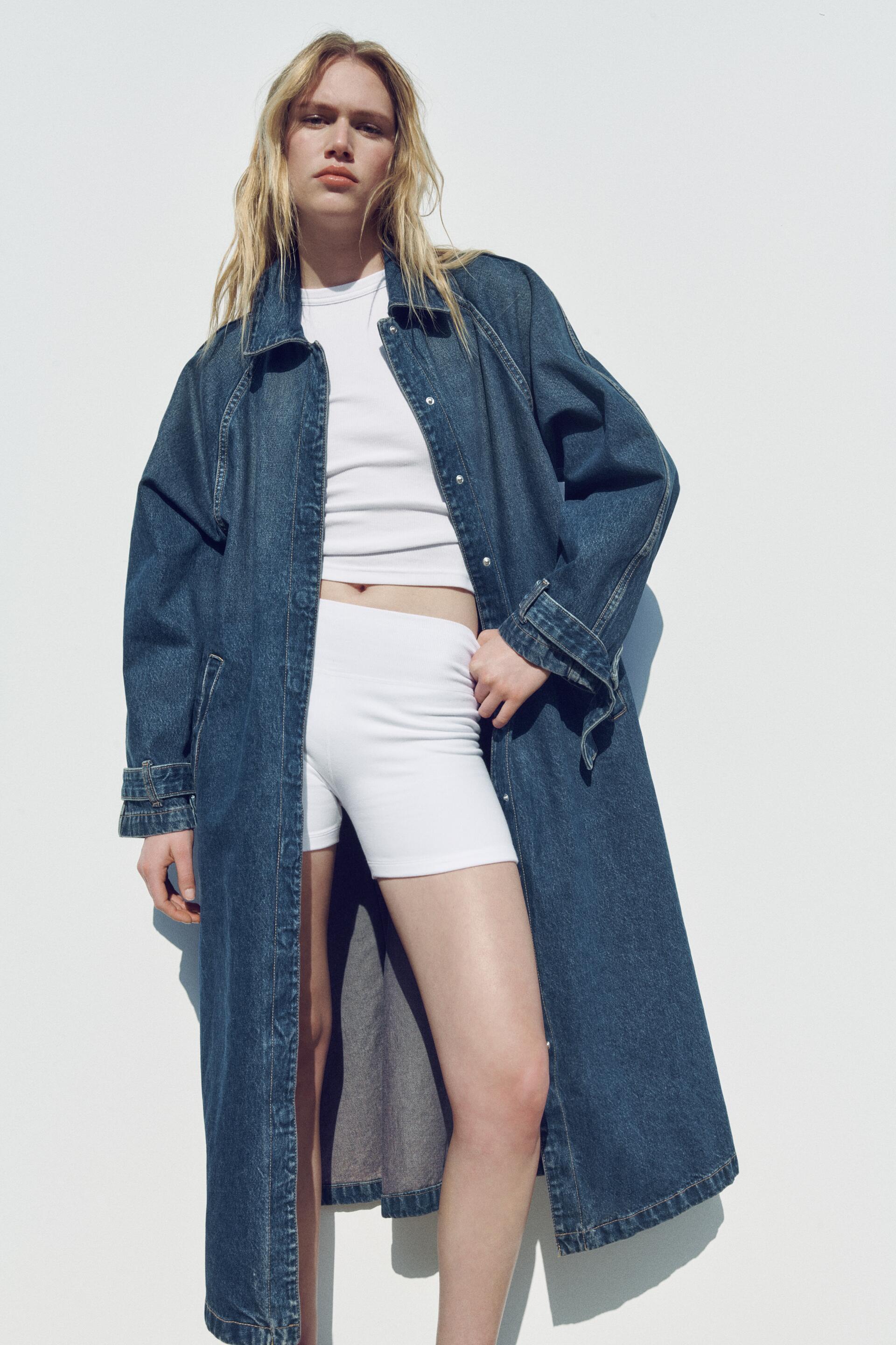 

Джинсовая куртка женская ZARA 08197071 синяя XS/S (доставка из-за рубежа), Синий, 08197071