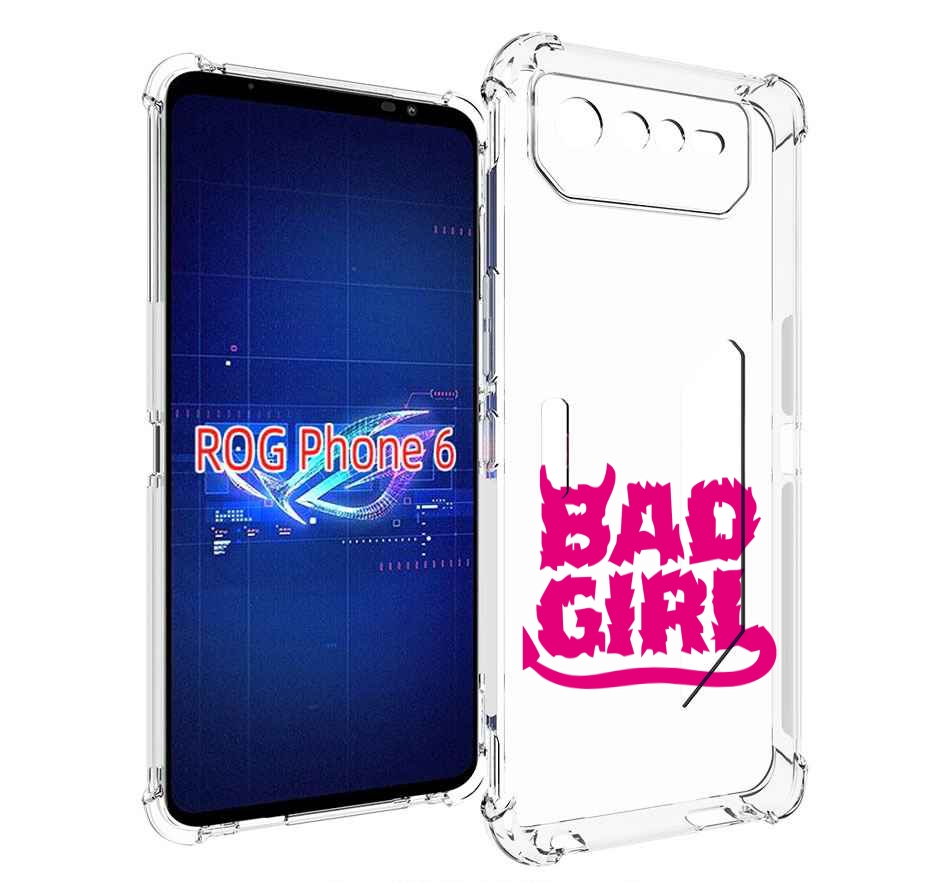 

Чехол MyPads плохая девочка для Asus ROG Phone 6, Прозрачный, Tocco