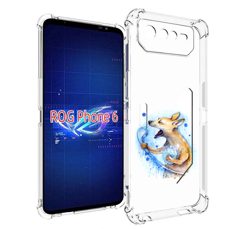 

Чехол MyPads пение в душе для Asus ROG Phone 6, Прозрачный, Tocco