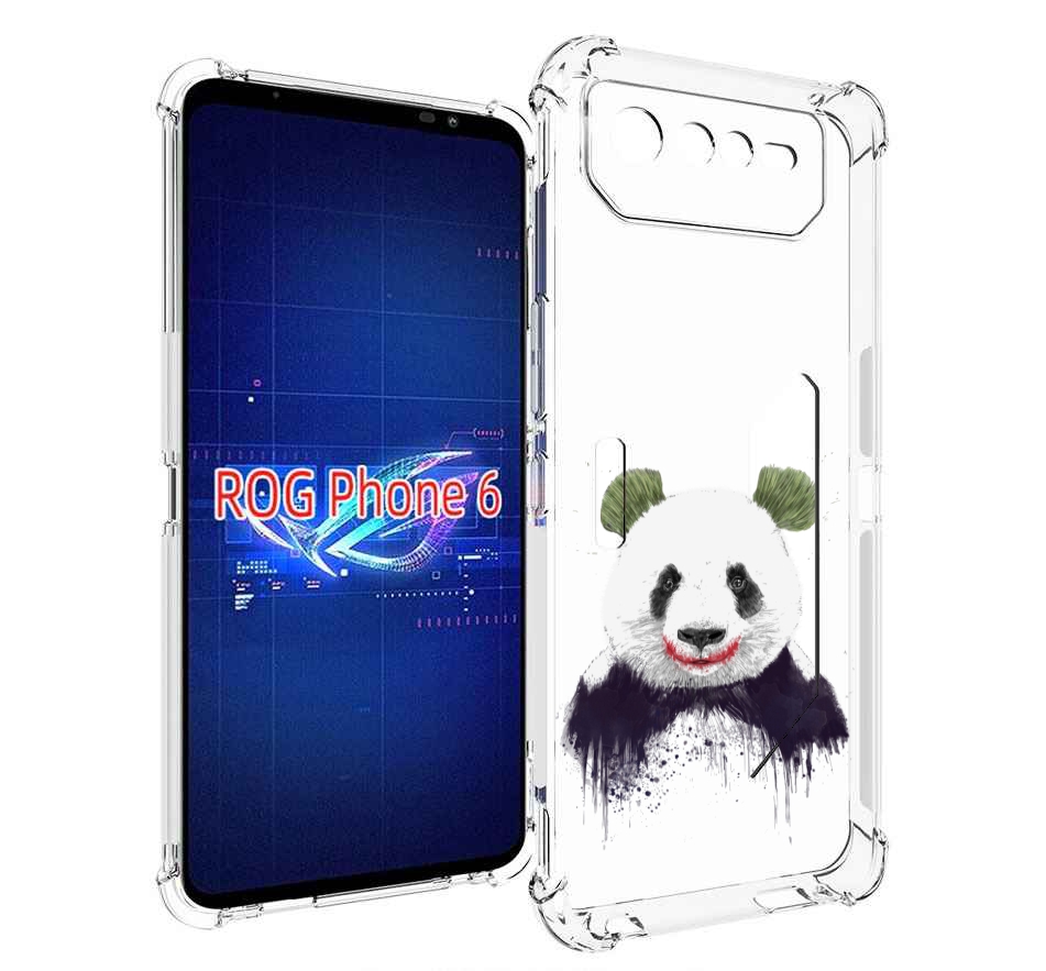 

Чехол MyPads панда джокер для Asus ROG Phone 6, Прозрачный, Tocco