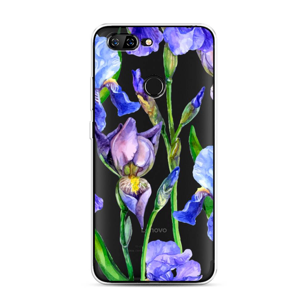 

Чехол Awog на Lenovo S5 / Леново S5 "Синие ирисы", Фиолетовый;голубой;зеленый, 112550-8