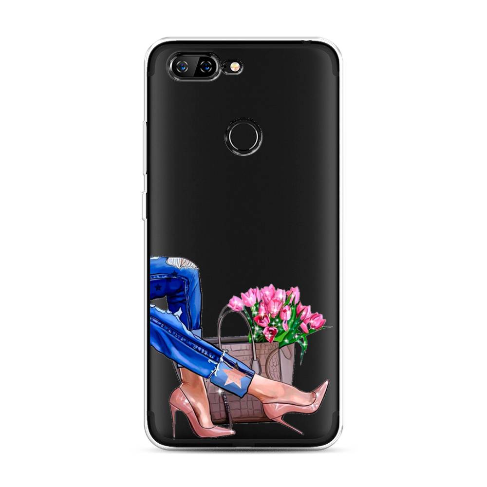 

Чехол Awog на Lenovo S5 / Леново S5 "Каблучки", Голубой;коричневый;розовый, 112550-7
