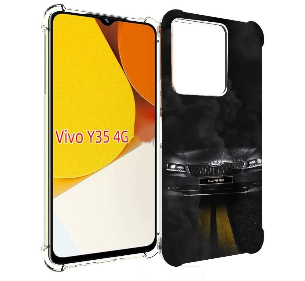 

Чехол MyPads skoda 1 для Vivo Y35 4G 2022 / Vivo Y22, Прозрачный, Tocco