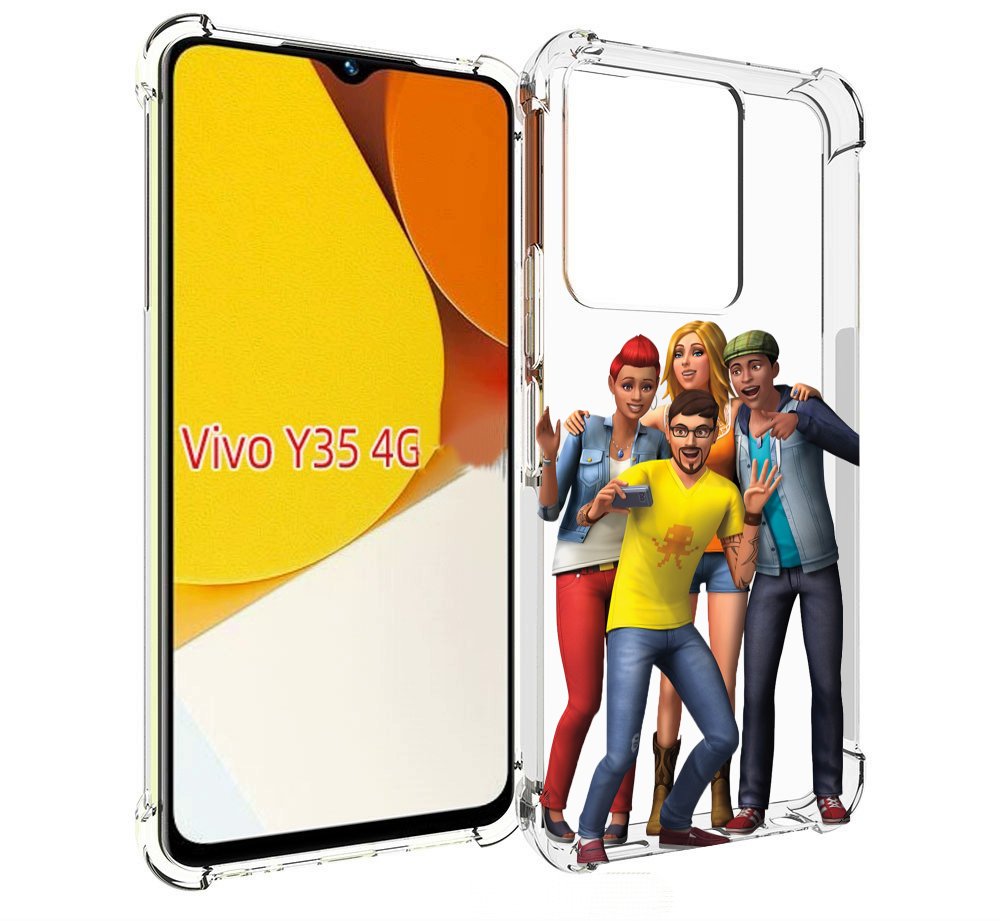 

Чехол MyPads sims для Vivo Y35 4G 2022 / Vivo Y22, Прозрачный, Tocco
