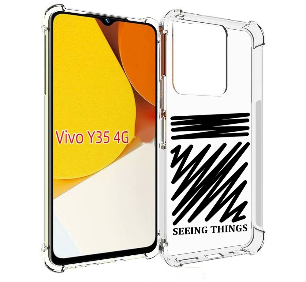 

Чехол MyPads seeing-things для Vivo Y35 4G 2022 / Vivo Y22, Прозрачный, Tocco