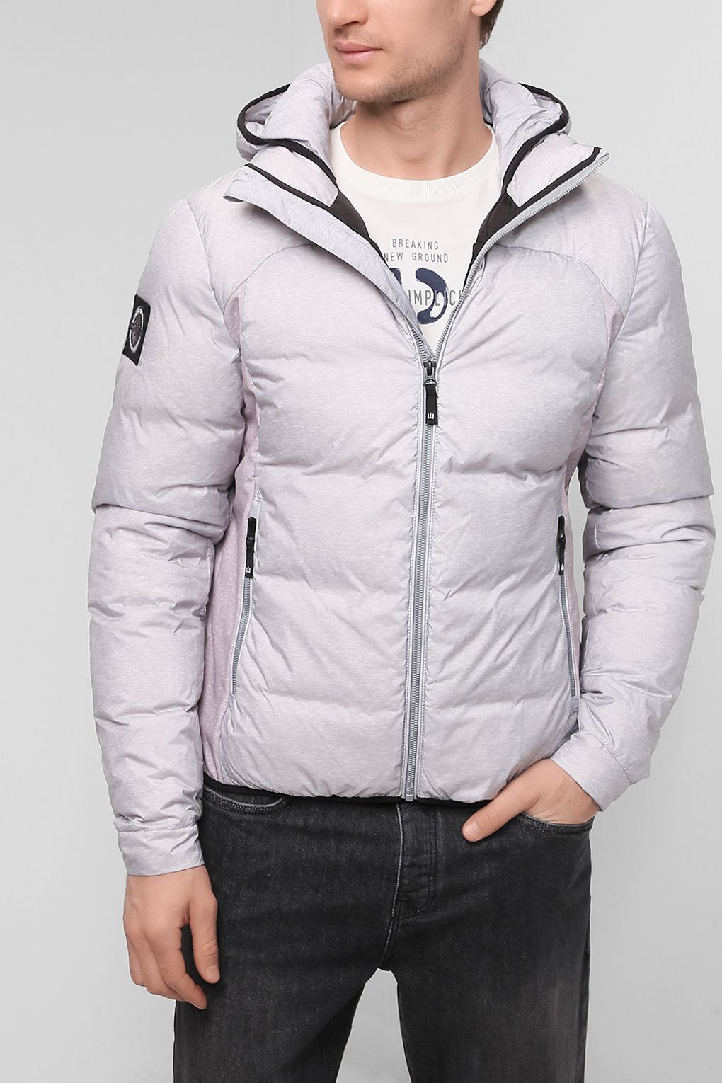 фото Пуховик мужской superdry m5011076a серый m