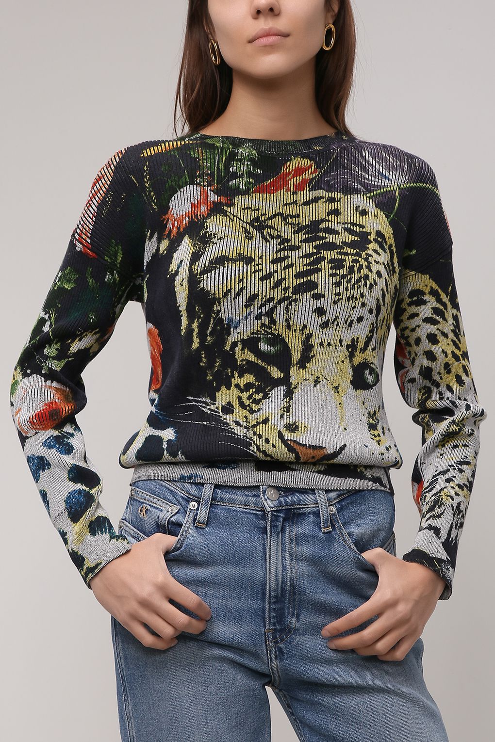 

Джемпер женский Desigual 21WWJFAH черный S, 21WWJFAH