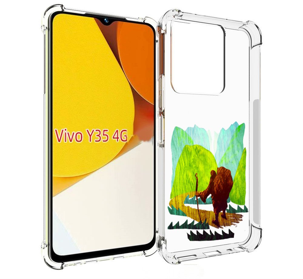 

Чехол MyPads Лесная тропа для Vivo Y35 4G 2022 / Vivo Y22, Прозрачный, Tocco