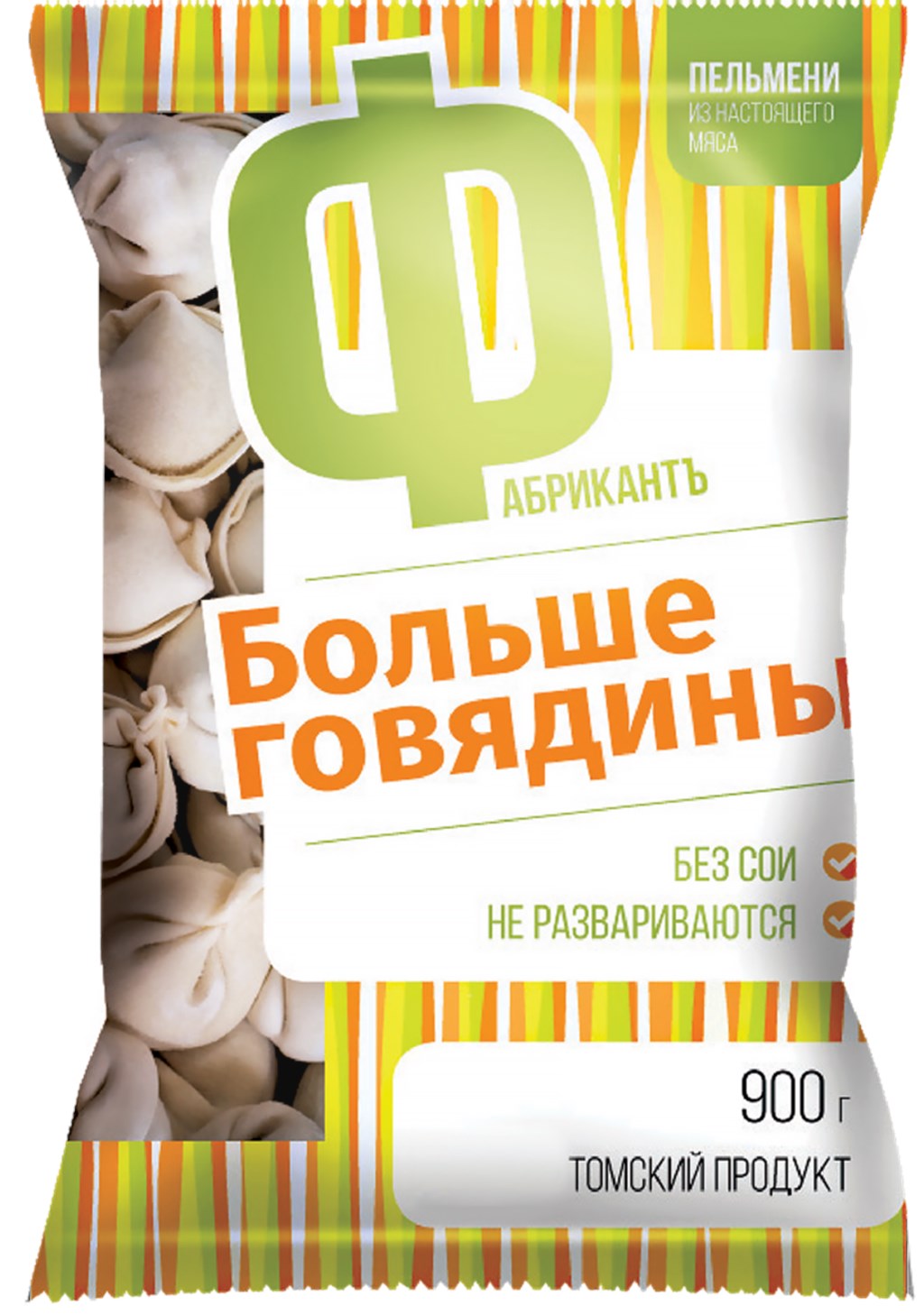 

Пельмени Фабрикантъ Больше говядины 900 г
