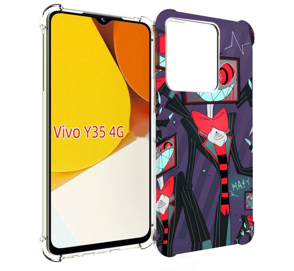 

Чехол MyPads hazbin hotel для Vivo Y35 4G 2022 / Vivo Y22, Прозрачный, Tocco