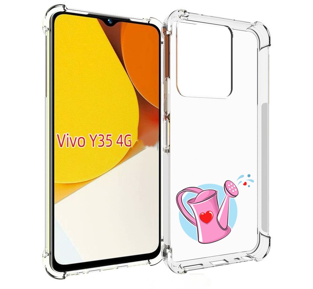 

Чехол MyPads Лейка любви 14 февраля для Vivo Y35 4G 2022 / Vivo Y22, Прозрачный, Tocco