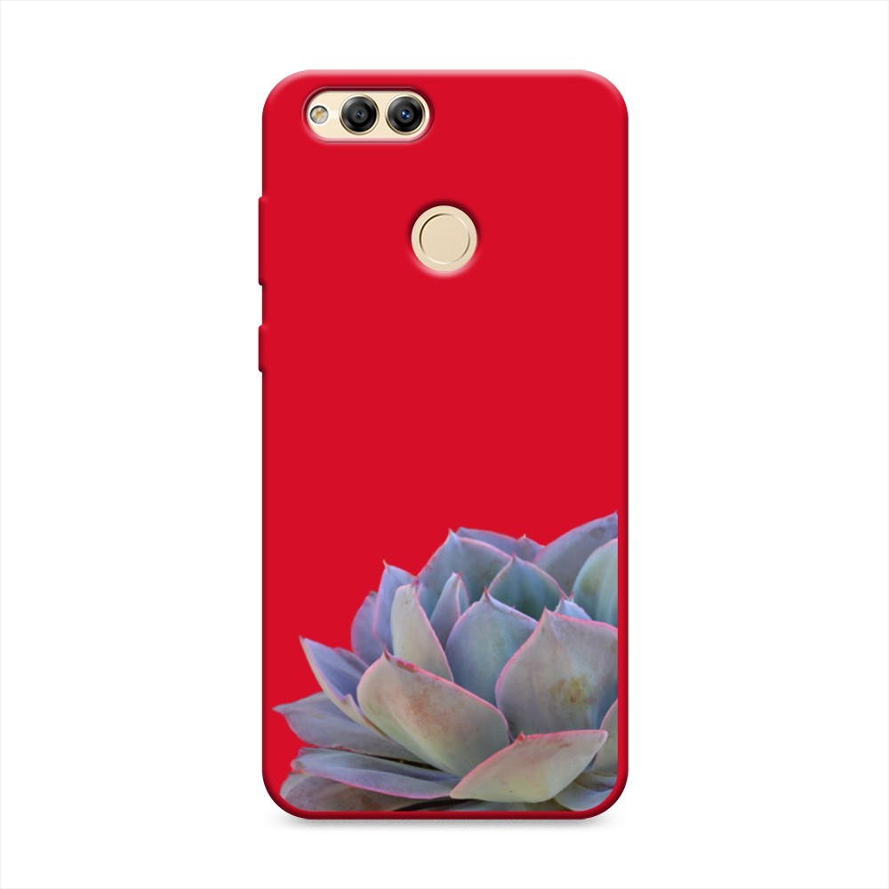 

Матовый силиконовый чехол "Молодило уголок" на Honor 7X, 63753-1