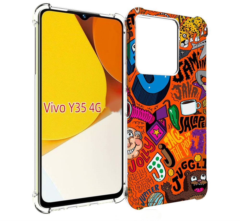

Чехол MyPads funky-decor для Vivo Y35 4G 2022 / Vivo Y22, Прозрачный, Tocco