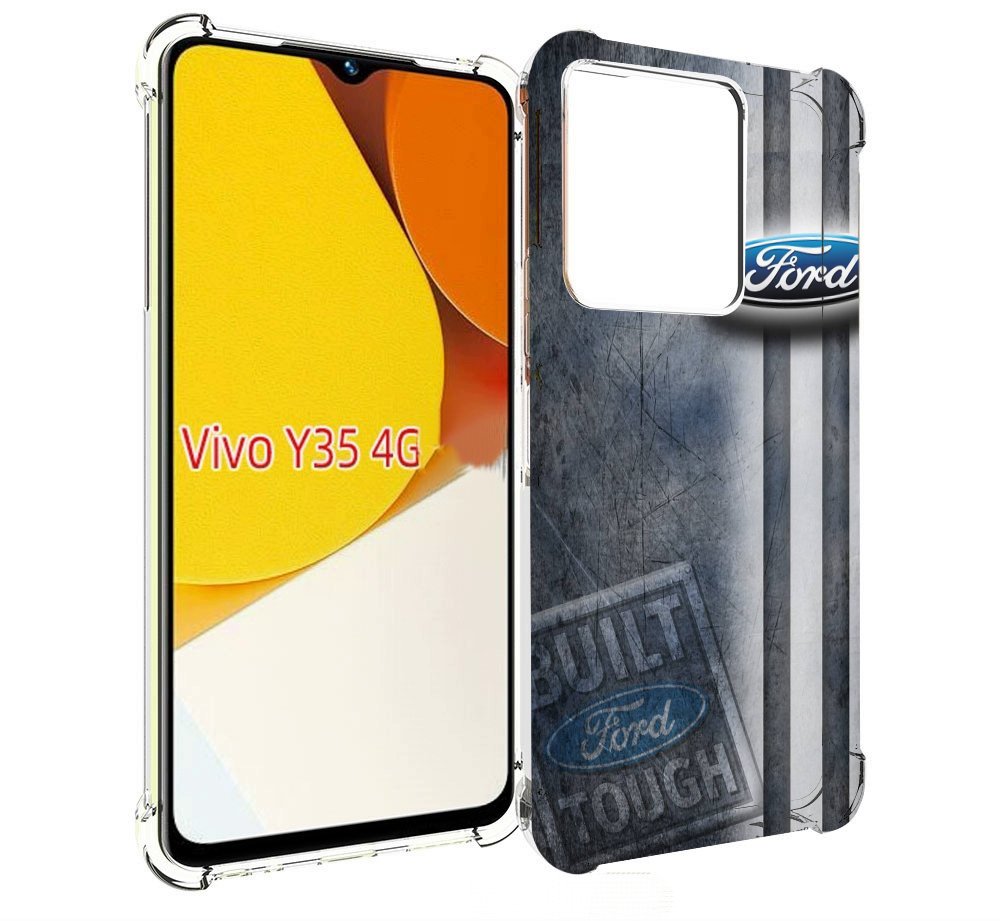 

Чехол MyPads ford 2 для Vivo Y35 4G 2022 / Vivo Y22, Прозрачный, Tocco