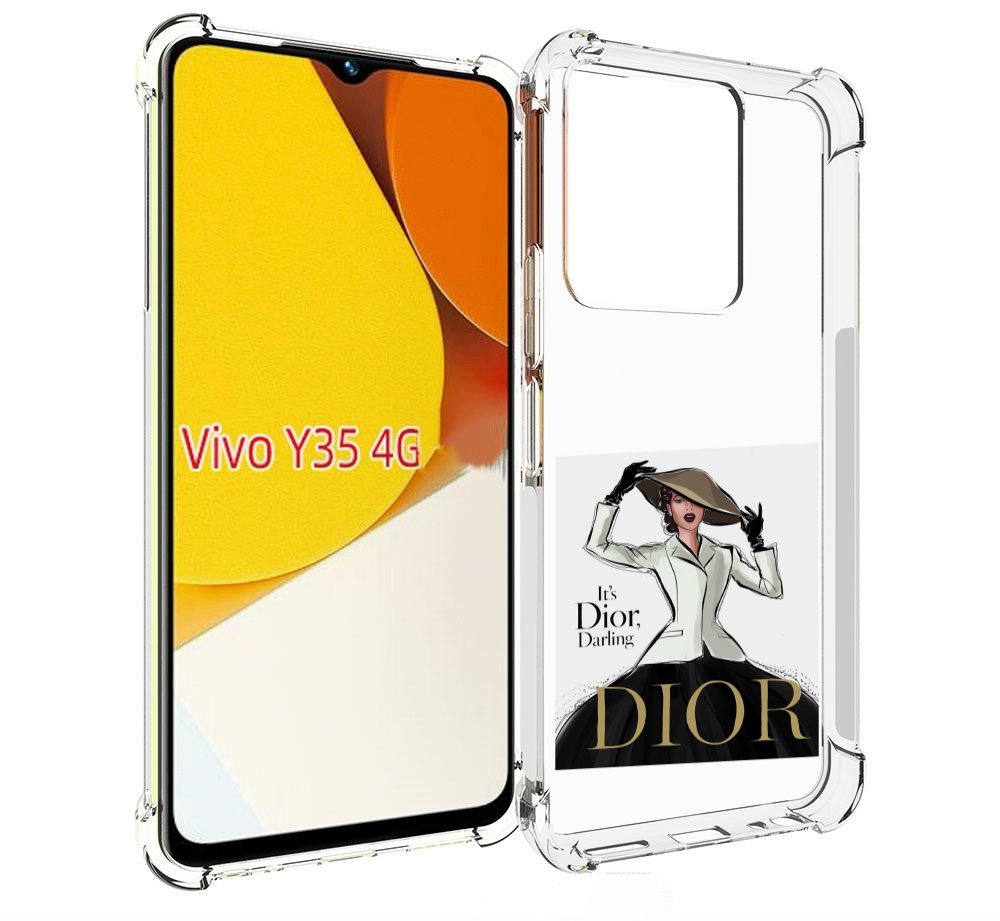 

Чехол MyPads drawings of sketches для Vivo Y35 4G 2022 / Vivo Y22, Прозрачный, Tocco