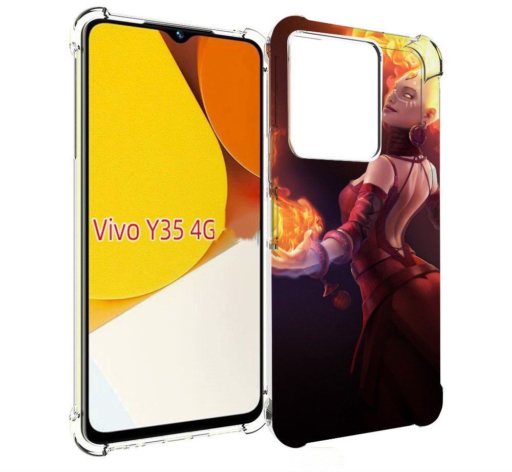 

Чехол MyPads dota 2 Lina для Vivo Y35 4G 2022 / Vivo Y22, Прозрачный, Tocco