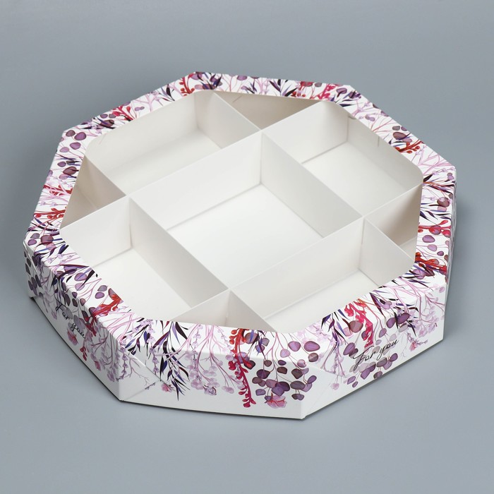 

Коробка складная For you, 29  29  5 см 5 шт., Белый;красный;фиолетовый;розовый