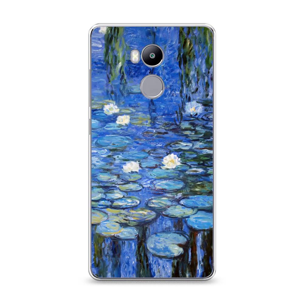

Чехол на Xiaomi Redmi 4 Pro "Нарисованный пруд", Синий;зеленый, 31250-4