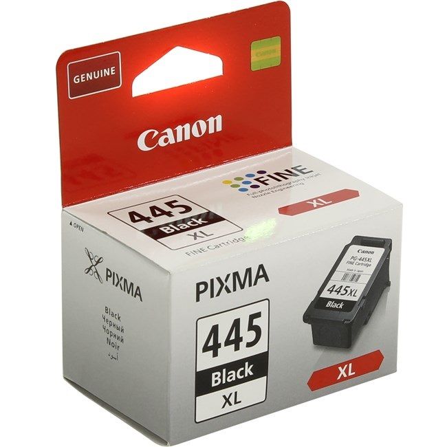 фото Картридж для струйного принтера canon pg-445xl черный, оригинал