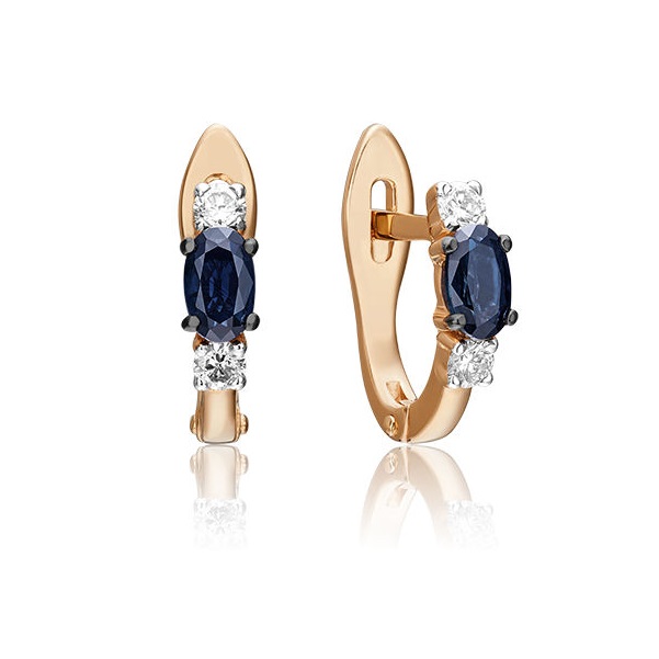 

Серьги из красного золота с бриллиантом PLATINA jewelry 02-0898-00-105-1110-30, 02-0898-00-105-1110-30
