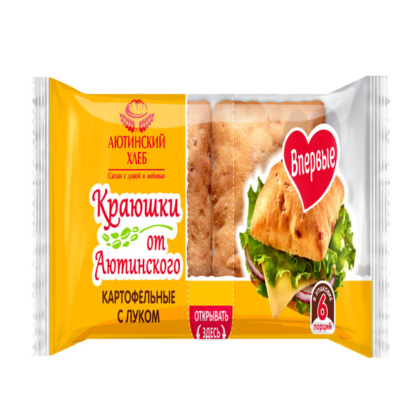 

Булочки Аютинский Хлеб картофельные с луком 50 г х 6 шт