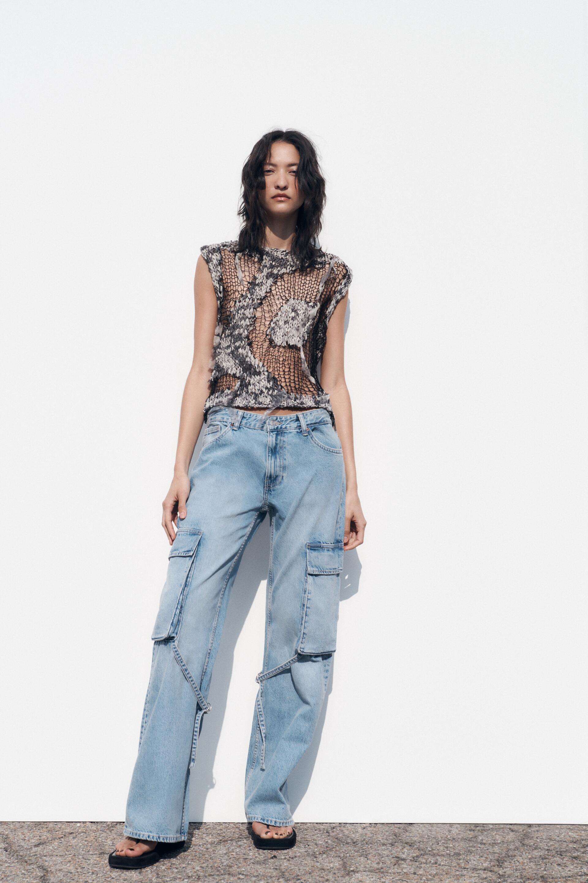 

Джинсы женские ZARA 08197034 синие 42 EU (доставка из-за рубежа), 08197034