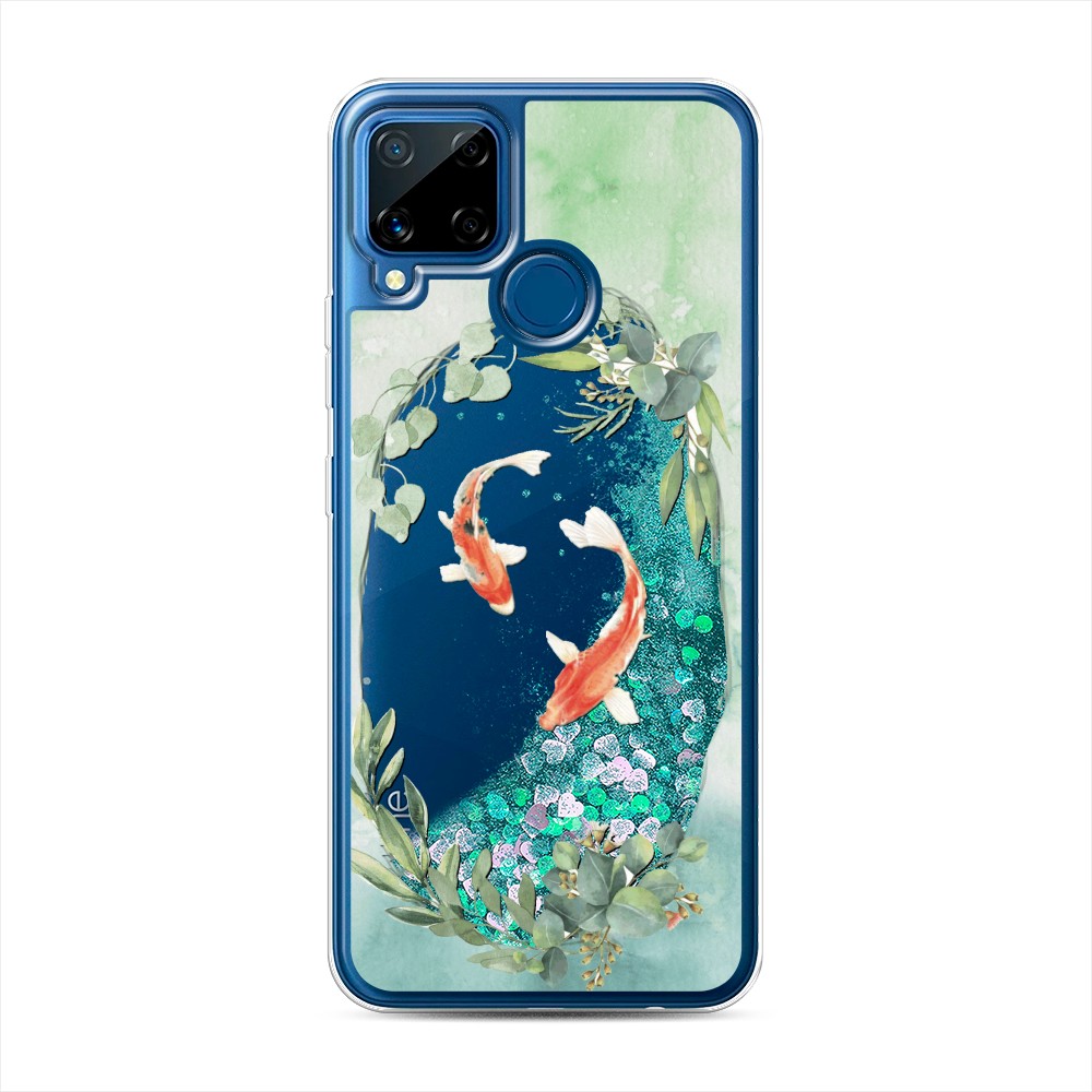 

Чехол Awog на Realme C15 "Две золотые рыбки", 255095-1