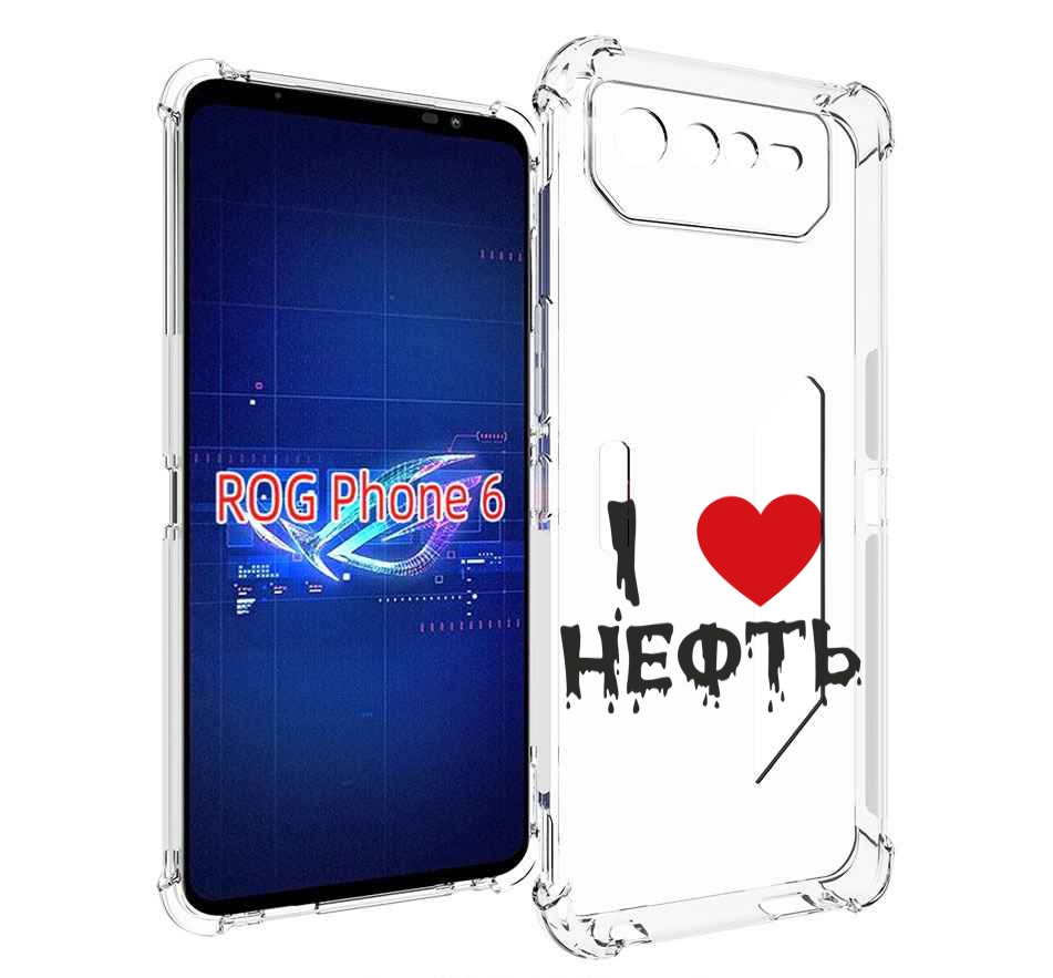 

Чехол MyPads нефть для Asus ROG Phone 6, Прозрачный, Tocco