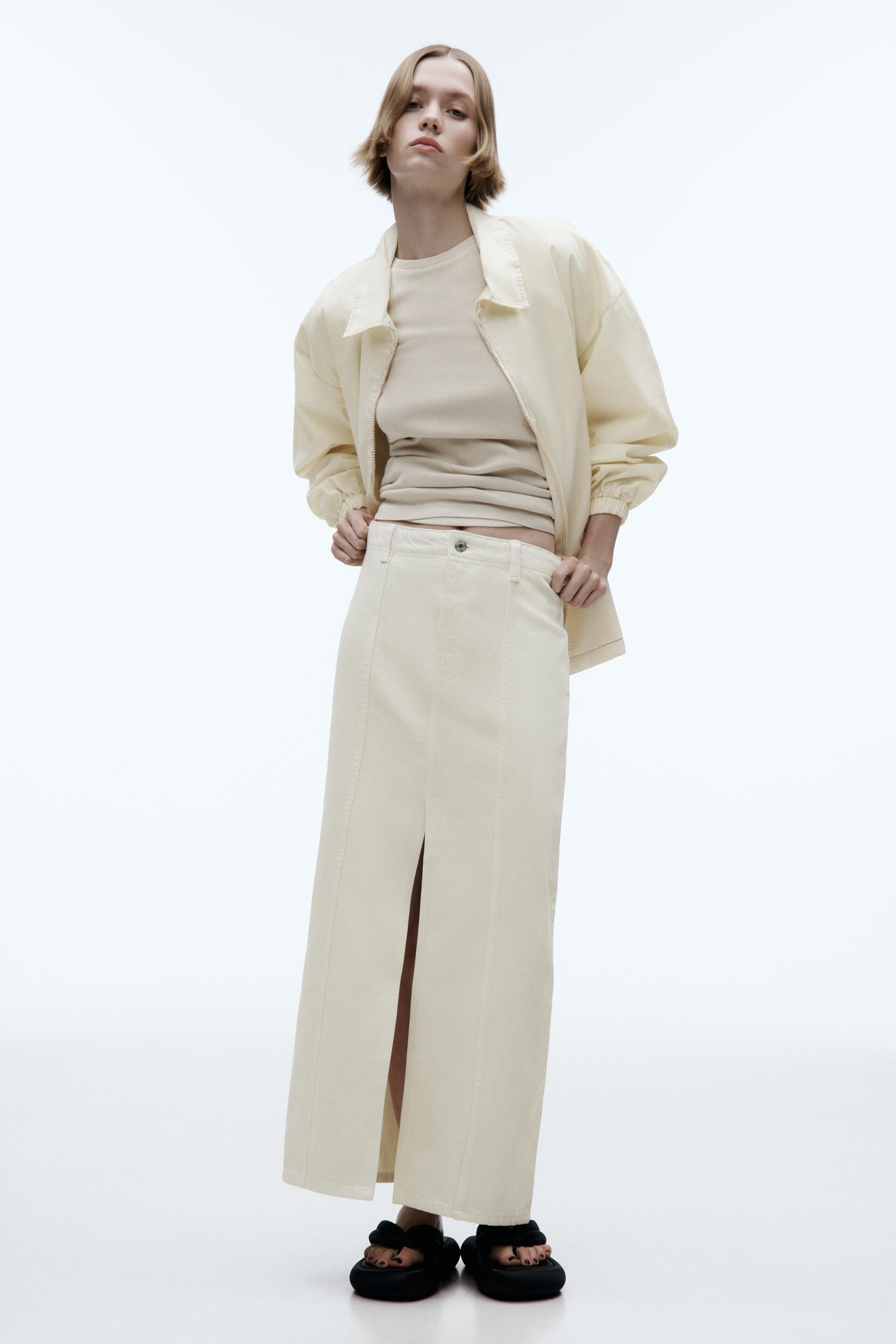 

Юбка женская ZARA 08197003 белая 2XL (доставка из-за рубежа), 08197003