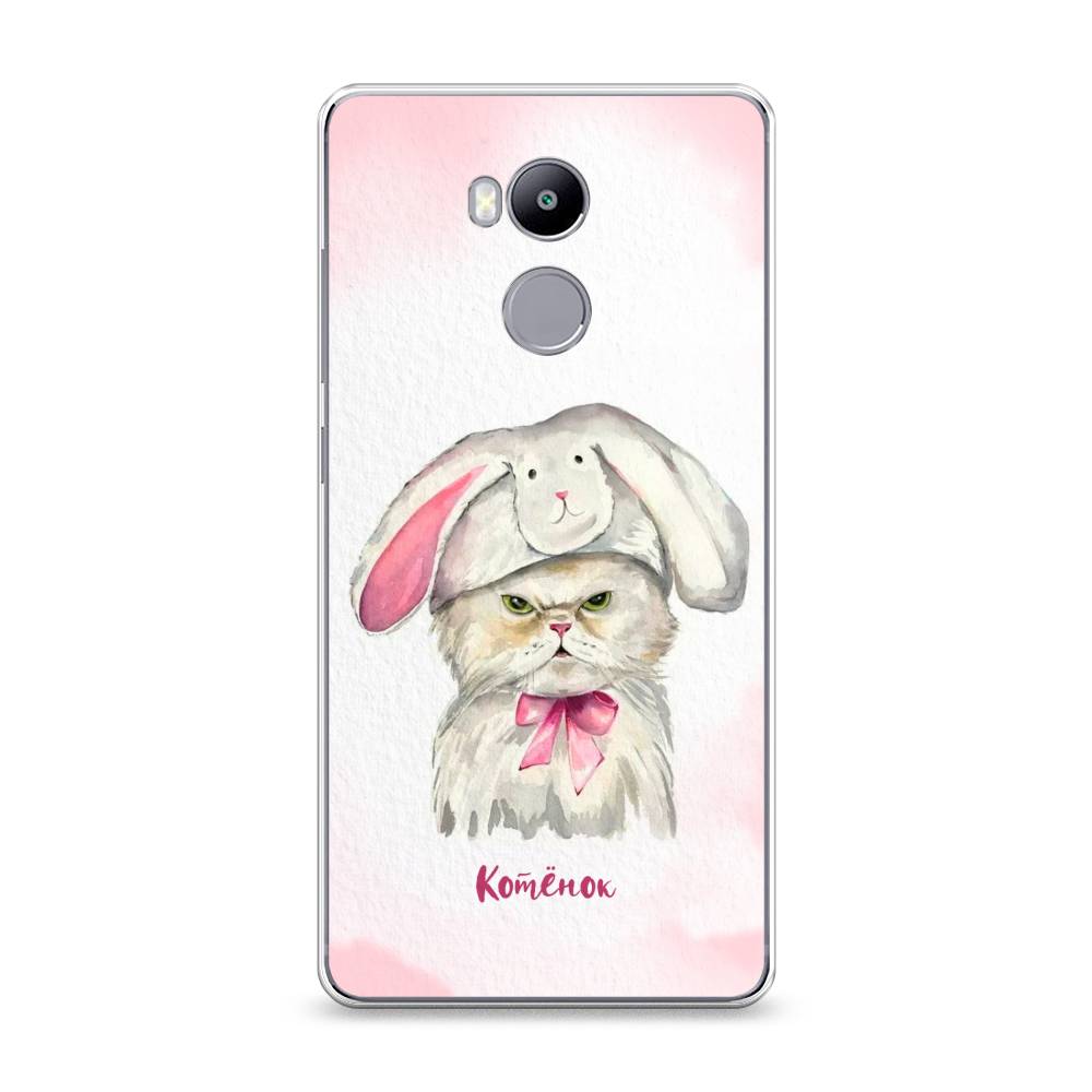 

Чехол на Xiaomi Redmi 4 Pro "Мой котёнок", Розовый;серый, 31250-1